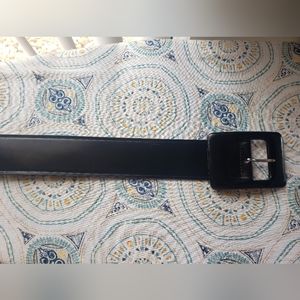 Wide Leather Italy Belt S